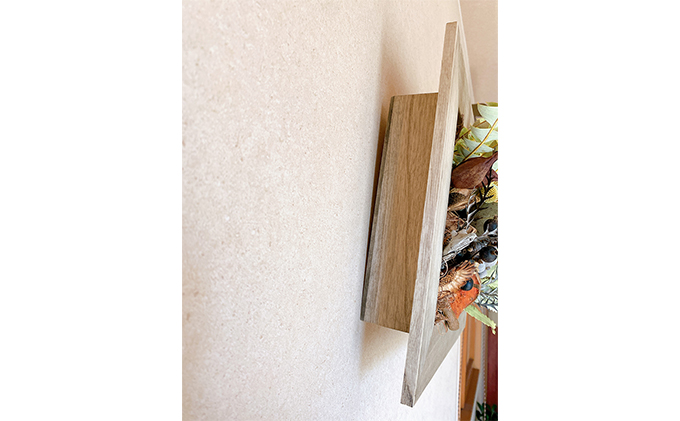 ドライフラワーウッドフレームL インテリア 雑貨 お花 ワイルドフラワー 立体的 ダイナミック 天然木フレーム アンテーク 玄関 リビング 壁掛け 