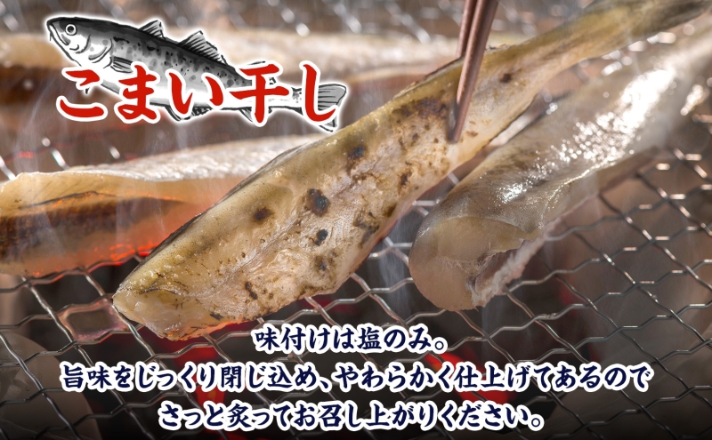 北海道産こまい干し 約1kg(500g×2) 化粧箱入 氷下魚 干し魚 おかず おつまみ 揚げ物 魚貝類 干物 タラ科漁獲急速冷凍塩 味付け 