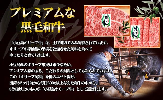 小豆島 オリーブ牛 ロース すき焼き用 800g (400g×2) ロースステーキ 180g 2枚 セット 詰め合わせ 和牛 黒毛和牛 ブランド牛 国産牛 国産牛肉 牛肉 牛 お肉 肉 すき焼き用肉 すき焼き肉 ステーキ肉 ロース ステーキ 牛ロース 香川 香川県 土庄町