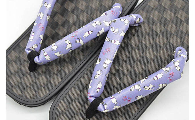 信貴×雪丸 ゆきまる雪駄 屋内屋外兼用 BB 履物 和 和テイスト お祭り お祭り衣装 小物 屋内外兼用 室内で履ける 太めの鼻緒 伝統的履物 手作業 日本の伝統 柄入り鼻緒 