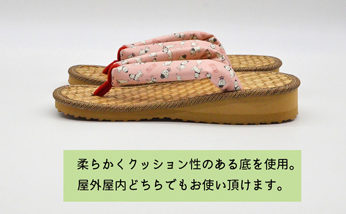 信貴×雪丸 ゆきまる雪駄 屋内屋外兼用 BrP 履物 和 和テイスト お祭り お祭り衣装 小物 屋内外兼用 室内で履ける 太めの鼻緒 伝統的履物 手作業 日本の伝統 柄入り鼻緒 