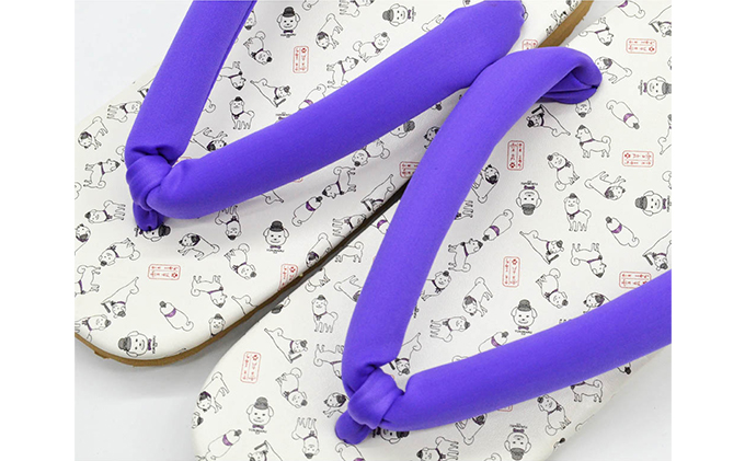 信貴×雪丸 ゆきまる雪駄 屋内屋外兼用 38PU 履物 和 和テイスト お祭り お祭り衣装 小物 屋内外兼用 室内で履ける 太めの鼻緒 伝統的履物 手作業 日本の伝統 柄入り天板 