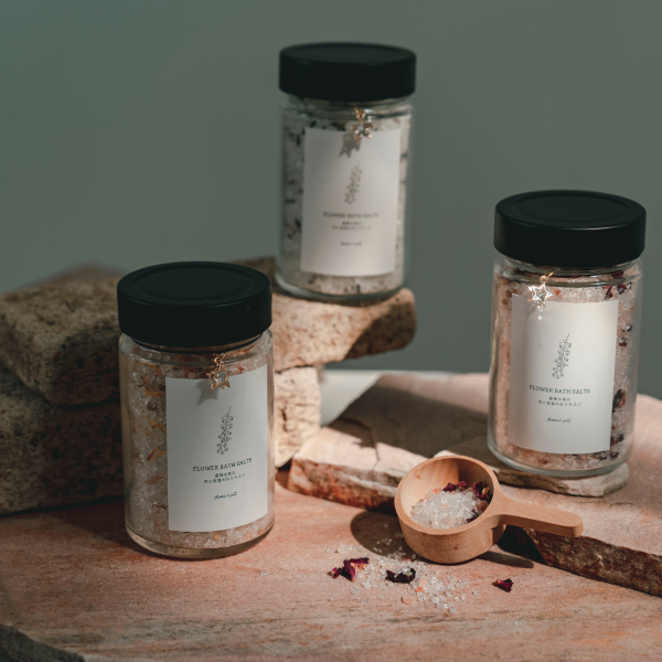 バスソルト F ORGANICS】アロマバスソルト ローズ＆ラベンダー ｜F ORGANICS