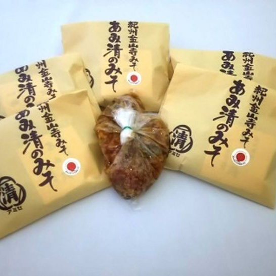 A6011n_紀州 金山寺みそ 232g×6個 セット 家庭用 簡易包装【金山寺みそ 径山寺味噌 おかず味噌 国産】