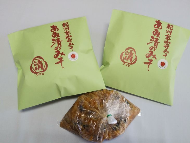 A6012n_紀州 金山寺みそ 463g×3個 セット 家庭用 簡易包装【金山寺みそ 径山寺味噌 おかず味噌 国産】