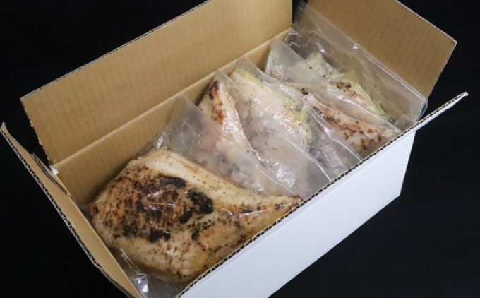 ローストチキン はかた地どり 炭火焼 約2kg 8～12パック 肉の加工品 炭火焼きチキン 手焼き 低温調理 柔らかい ジューシー サラダチキン サンドイッチ 具材 つまみ 