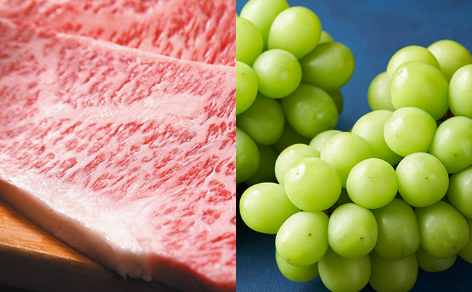 フルーツ 肉 2026年 先行予約 晴れの国 おかやま の 旬のフルーツと A5等級 黒毛 和牛 5回 定期便 ぶどう 牛肉 梨 岡山県産 国産 ギフト