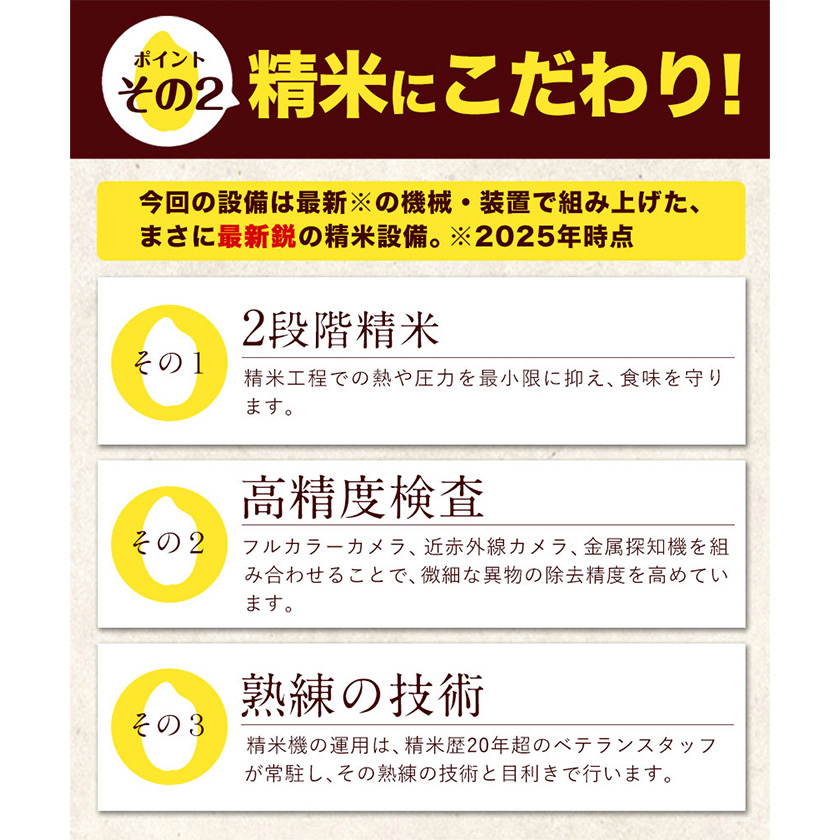 熊本県御船町のふるさと納税 新米 令和7年産 無洗米 も 選べる 森のくまさん 10kg 5kg × 2袋  白米 熊本県産 単一原料米 森くま《12月中旬-2月末頃出荷》《精米方法をお選びください》送料無料
