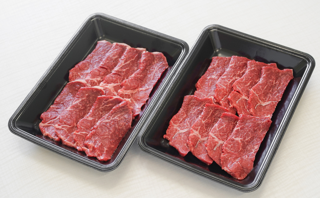淡路牛 赤身焼肉用カット 500g（250ｇ×2パック）　　 [小分け 焼肉セット 冷凍 牛肉]