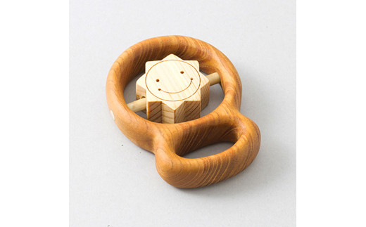 YKS020　山のくじら舎 赤ちゃんの宝石箱(箱入)おひさま 木製 玩具 セット つみ木 歯固め コロコロ ギフト 包装 ラッピング プレゼント 贈り物 贈答 出産祝い 誕生日祝い のし 熨斗対応 高知県産