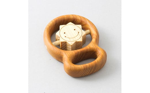 YKS017　山のくじら舎 赤ちゃんのおでかけ宝石セット　おひさま 木製 玩具 セット つみ木 歯固め コロコロ ギフト 包装 ラッピング プレゼント 贈り物 贈答 出産祝い 誕生日祝い のし 熨斗対応 高知県産