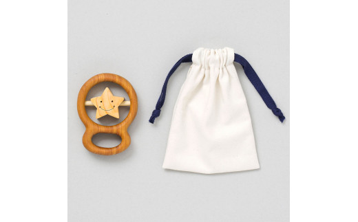 YKS013　山のくじら舎 カタカタ おほしさま 木のおもちゃ 玩具 木製玩具 赤ちゃん ベビー 幼児 星 ギフト 包装 ラッピング プレゼント 贈り物 贈答 出産祝い 誕生日祝い のし 熨斗対応 高知県産