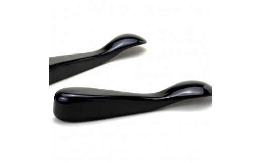 YKS006　山のくじら舎 おやこさじ(真塗うるし) 木製 ベビースプーン 赤ちゃん 幼児 ファーストスプーン 離乳食 ギフト 包装 ラッピング プレゼント 贈り物 贈答 出産祝い 誕生日祝い のし 熨斗対応 高知県産