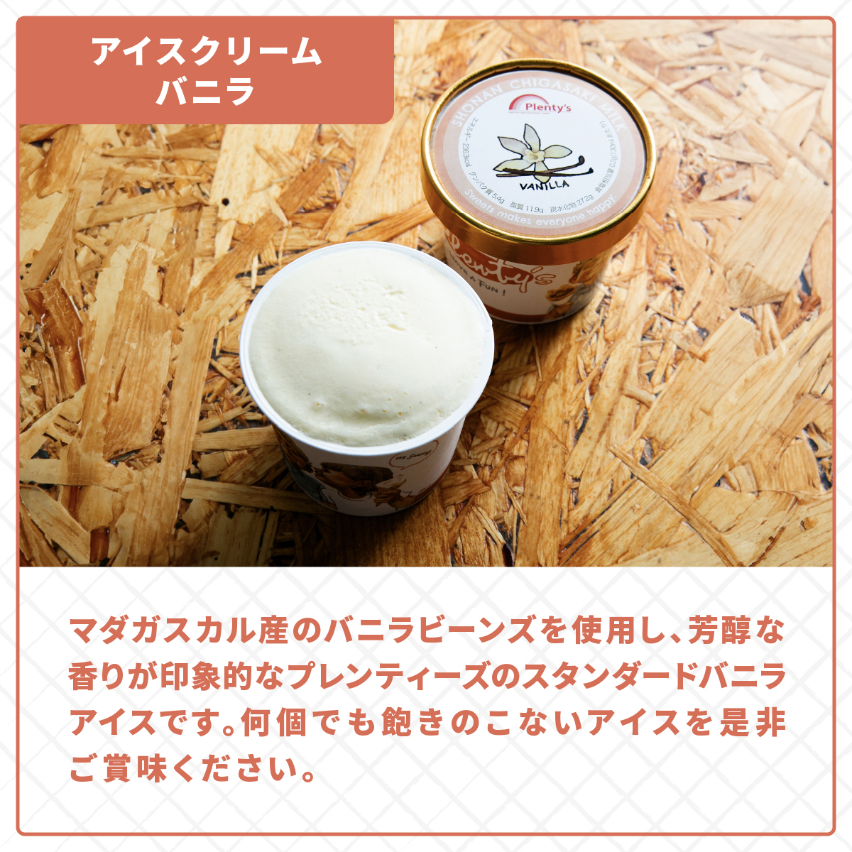 3ヵ月定期便 プレンティーズ バニラ 10個セット アイス アイスクリーム 氷菓 バニラアイス バニラ味 バニラ フレーバー バニラビーンズ スタンダードバニラ ローカルアイス ご当地グルメ お取り寄せ 送料無料 神奈川県 茅ヶ崎市