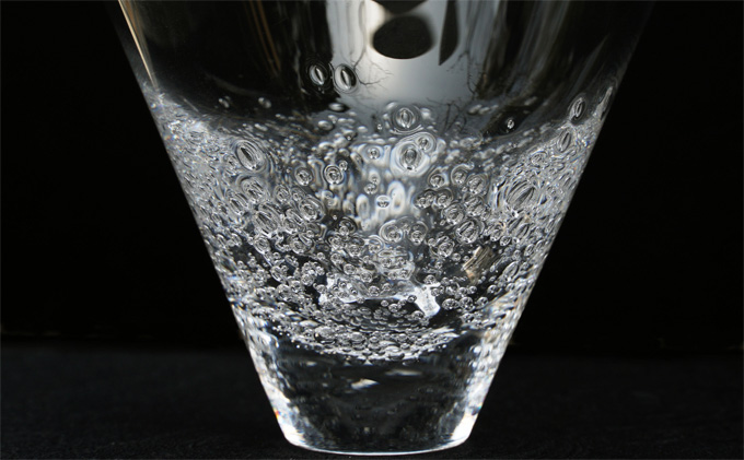 ア ワ グラス　泡クープシャンパン（クリアー）Sghr スガハラ ガラス キッチン雑貨 和 モダン テーブルコーディネート 桐箱入 おしゃれ シンプル 贈り物 プレゼント 