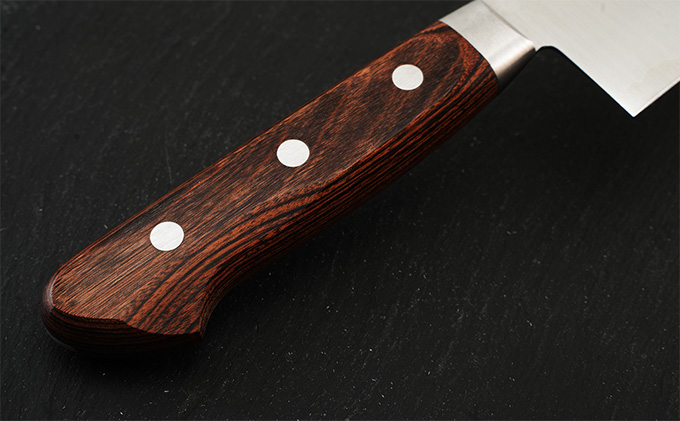 包丁『雅心』三徳包丁 キッチン用品 万能包丁 ステンレス鋼材VG1 錆びにくい 耐摩耗性 鋭い切れ味 職人手作業 両刃 手になじむ 握りやすい 