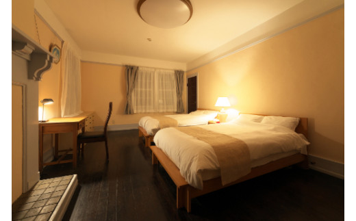 ウォーターハウス記念館（国登録有形文化財・ヴォーリズ建築）の宿泊券【FW01W】