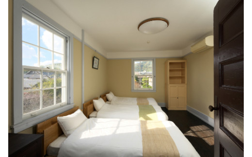 ウォーターハウス記念館（国登録有形文化財・ヴォーリズ建築）の宿泊券【FW01W】