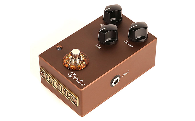 Spiritus CRAFTROS オーバードライブ ファズペダル ギター エフェクター 音楽 安定 操作性 幅広くい バランス サウンド ローノイズ 