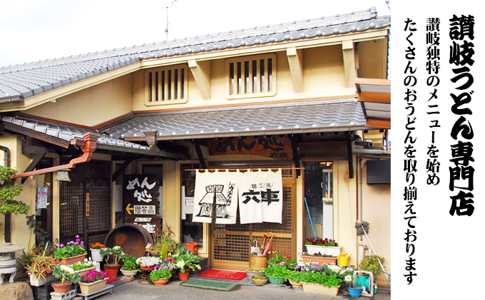 香川県東かがわ市のふるさと納税 贅沢 讃岐うどん 「祭」(半生 4～6人前) つゆ付き 高級小麦の熟成麺 手打ち モチモチ ツルツル 麺類 国産 本場 香川県産 麺工房六車 小麦製品 手作り ギフト 贈答品
