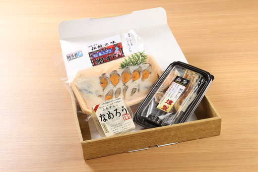 近江本にごろ　ふなずし　三点珍味【AD03W】