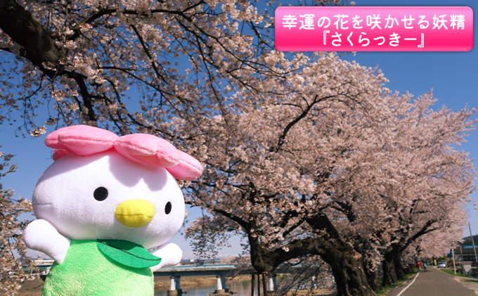 観光地キャラクター ストラップセット 大河原町観光PRキャラクター「さくらっきー」グッズBセット