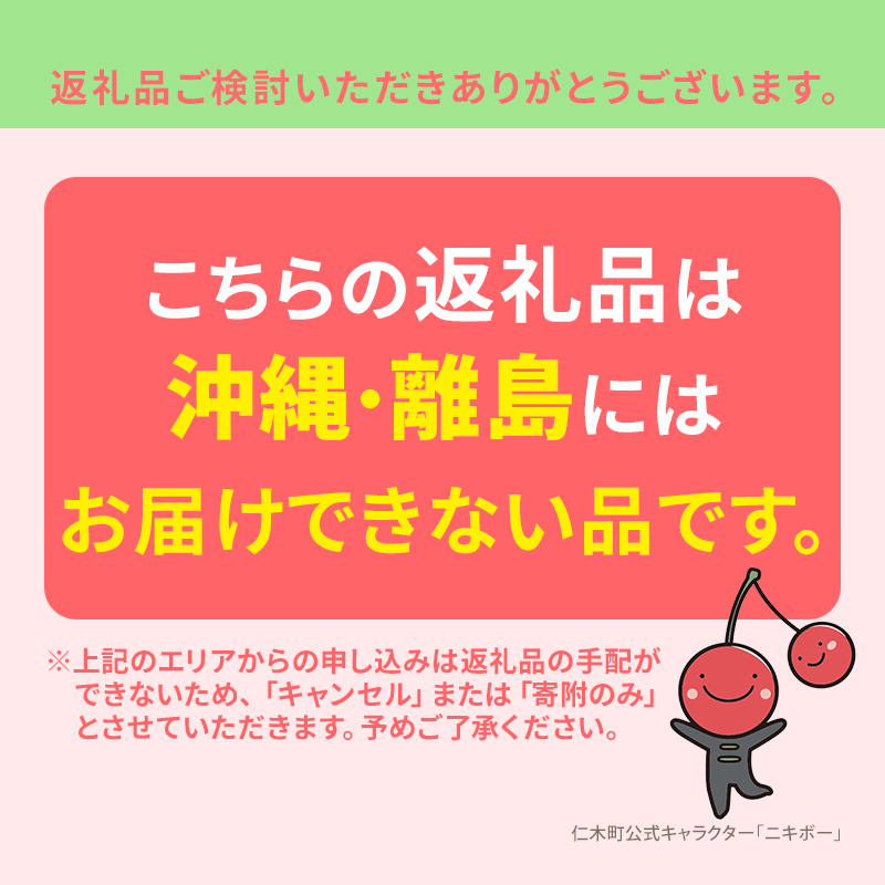 北海道仁木町のふるさと納税 北海道 仁木町産 厳選品 さくらんぼ 佐藤錦 600g (300g×2パック) Lサイズ以上  旬 桜桃 産地直送 サクランボ チェリー フルーツ 果物 果物類 ギフト 仁木町 仁木 [松山商店]