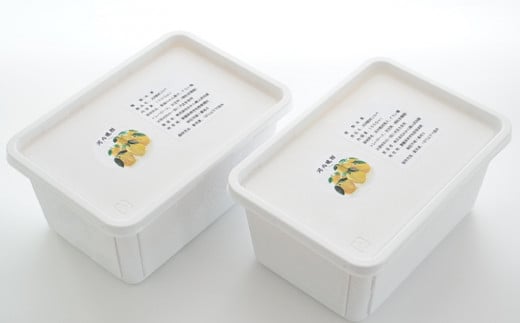 みかん職人が作った柑橘アイス1000ml×2（河内晩柑×２）