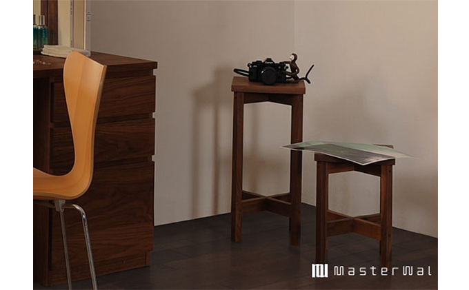 マスターウォール ポルトハイ スツール 家具 インテリア ウォールナット 送料無料 収納 イス チェア 