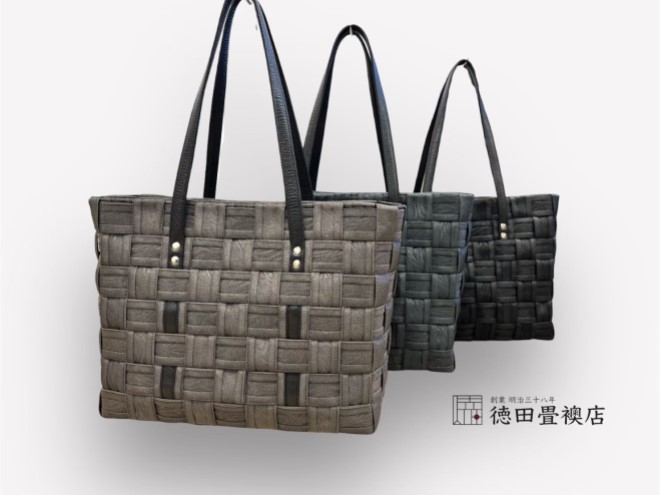 かばん おしゃれ 畳縁手編みバック ファッション トートバッグ ファッション小物 高級畳縁 軽い オシャレ お出かけ 普段使い 