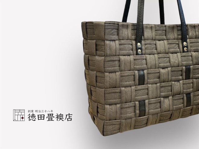 かばん おしゃれ 畳縁手編みバック ファッション トートバッグ ファッション小物 高級畳縁 軽い オシャレ お出かけ 普段使い 