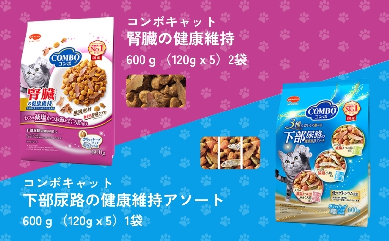 キャットフード コンボ 6種類 アソート セット 日本ペットフード ペットフード 猫 ネコ ねこ キャット ペット COMBO ピュア ペット用品 おやつ ドライ 健康 下部尿路 腎臓 まぐろ 鶏肉 静岡 