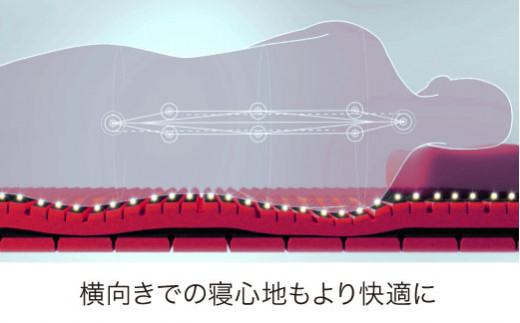 【 nishikawa 西川 】 エアーSX マットレス レギュラー シングル サイズ 配色 レッド 【P291W】 マットレス マットレス マットレス 寝具 寝具