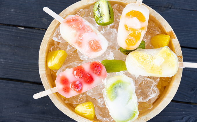 高原のくずバー　旬の味　おまかせ５本セット お菓子 アイス スイーツ くずアイス ひんやりスイーツ 涼 夏 おやつ 食後 デザート シャリシャリ食感 地産地消 手作り 