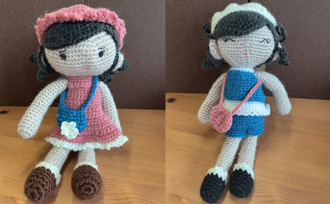 編みぐるみ人形 [ぬいぐるみ 手編み オリジナル かぎ針 手作り