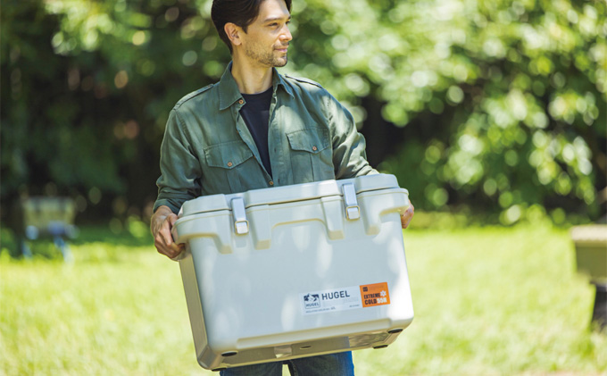 クーラーボックス 大型 40L 真空断熱 HUGEL ホワイトアッシュ アイリスオーヤマ 高保冷 保冷 真空 長時間 大容量 保冷ボックス アイスボックス 保冷コンテナ 保冷バッグ クーラーバッグ アウトドア キャンプ BBQ VITC-40 アイリス 宮城県 大河原町