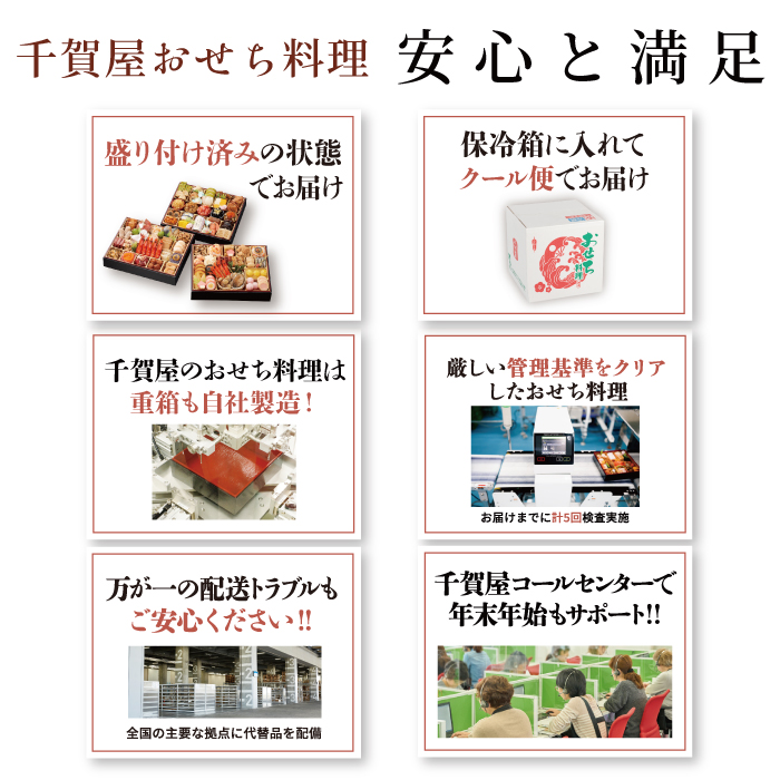 愛知県小牧市のふるさと納税 千賀屋謹製 2026年 迎春おせち料理「おもてなし」和風三段重 4～5人前 全57品　冷蔵 おせち料理 年内配送 お節 冷蔵おせち 人気 [035S04]