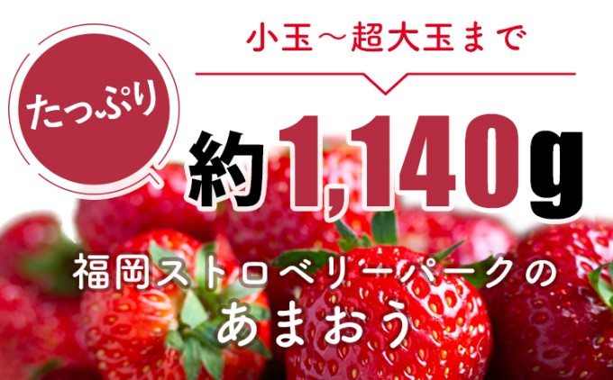 【朝倉市制施行20周年記念企画】 訳あり いちご 2026年3月中旬より発送 あまおう サイズ色々 4パック 約1.14kg 配送不可 離島 果物 フルーツ 福岡県産あまおう 
