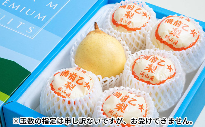 梨 2025年 先行予約 備前乙女梨（鴨梨） 5～6玉 合計約3kg【11月下旬～12月中旬頃発送】 ナシ なし 岡山県産 国産 フルーツ 果物 ギフト 石原果樹園 風味豊か 上品 希少な梨 