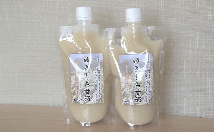 山ノ内町産ブランド米「雪白舞」使用　ゆきしろ甘酒5パック 発酵食品 飲み物 ドリンク 飲む点滴 優しい甘さ ノンアルコール 添加物不使用 砂糖不使用 濃縮タイプ 