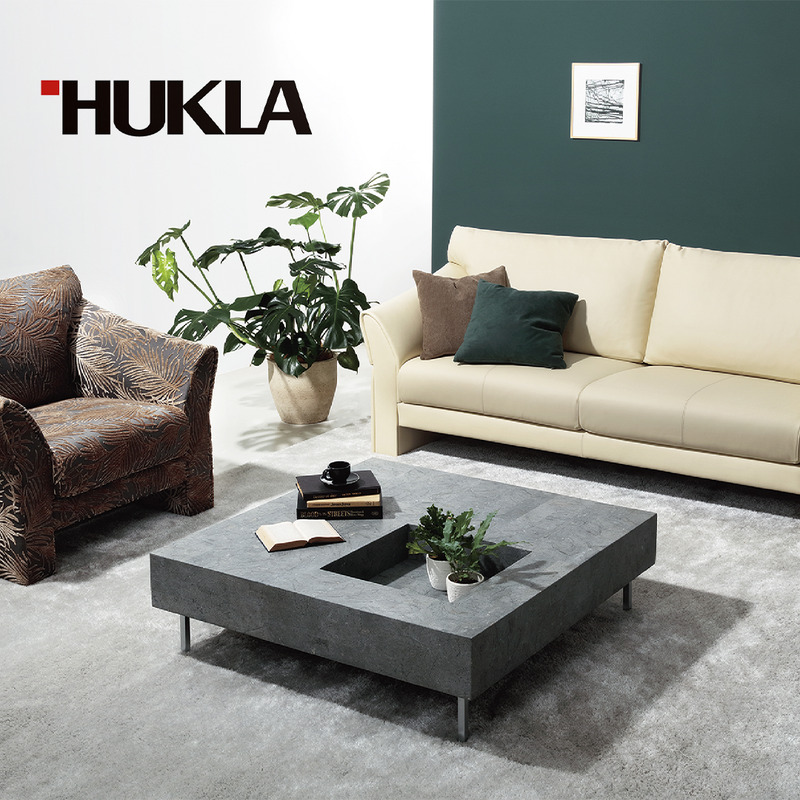 スクエアセンターテーブル 80　高級ソファ　輸入布地　国産家具　座り心地　モダン インテリア 天然石プレート使用 リビングテーブル 重すぎない印象 重厚感 暖かみ 
