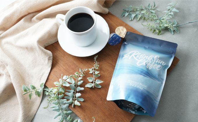 【SUNNY】The Rising Sun Coffee　ワイプアウトブレンド　200g×2セット　豆 ライジングサンコーヒー 