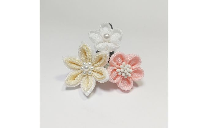 七五三ネコ髪飾り 2点セット 雑貨 ヘアアクセサリー ヘッドアクセサリー 小物 お花 卒園式 お正月 お祝い事 お祭り 女の子 女児 キッズ 