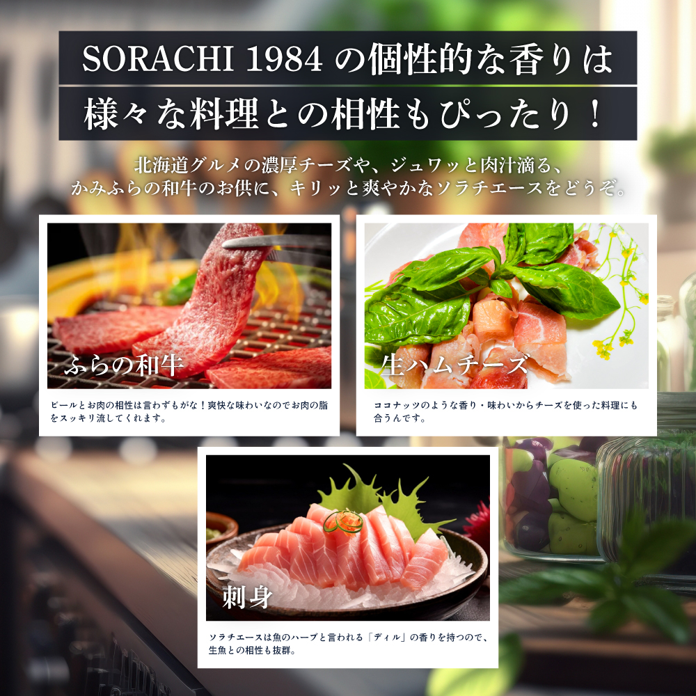 ビール 定期便 12ヶ月 SORACHI1984 350ml × 24缶 上富良野町発祥