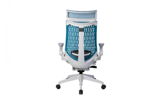 イトーキ アクトチェア ダックブルー オフィスチェア【エラストマー・エクストラハイバック / ナイロンキャスター / 4Dリンクアームレスト / 快適な座り心地 / 通気性・メッシュ形状 / フレキシブルバックレスト / 360°回転 / 11.5cm座面上下昇降 / 日本製・こだわりの品質】ゲーミングチェア KG427JEEMGB4A4F (KG427JEEMGB4A4C)【EI070W1】