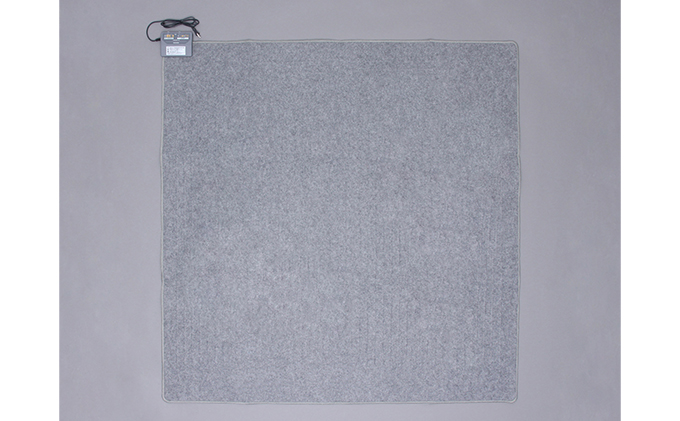 ホットカーペット 電気カーペット ホットマット 2畳 176×176cm IHC-20-H グレー アイリスオーヤマ 自動切タイマー付き 温度調節機能付き 足元用暖房器具 オフィス リビング 子供部屋 勉強 ダニ退治