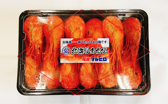 北海道 厚岸産 北海しまえび 中 350g×1パック (25尾前後入り)　海老 エビ 魚貝類 海の幸 海鮮 浜ゆでえび ボイル済み ボイルえび 茹でえび つまみ お酒のお供 食材 食べ物 冷凍 冷凍えび 