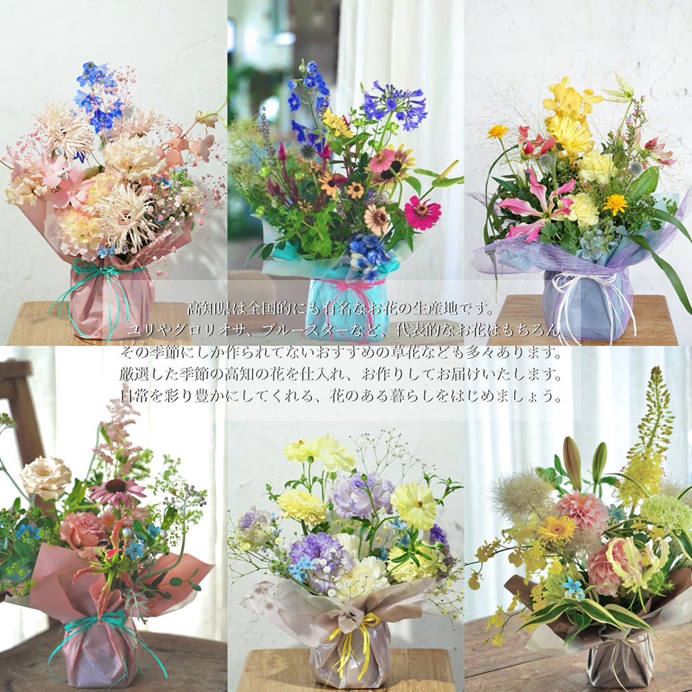 t162tmf　《12ヵ月定期便》おすすめ生花アレンジメントM 定期便 定期コース 全12回 フラワーアレンジメント そのまま飾れる 生花 花束 花 お花 おすすめ 可愛い キレイ おしゃれ 季節のお花 供花 お供え
