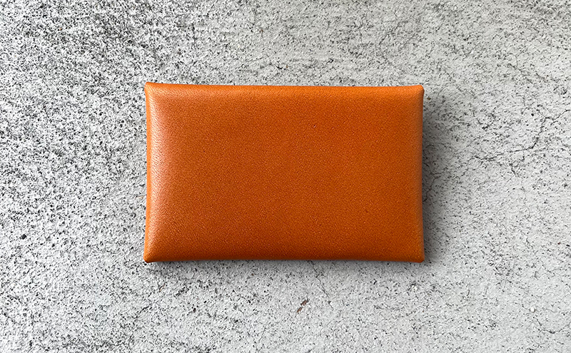 本革 差し込みフラップ名刺入れ・カードケース 栃木レザー ファッション小物 革小物 シンプル スリム設計 