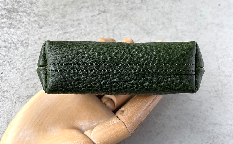 本革 がま口小物入れ 栃木レザー ファッション小物 革小物 シンプル コンパクト 大容量 クレジットカード 小銭入れ 薬入れ イヤホン入れ 